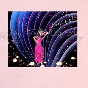 OOAK Barbie the Violinist Multimedia Fine Art Print